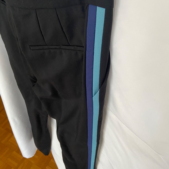 Marni Ladies Contrasting Trim Straight-leg Trousers - Picture 4 of 6